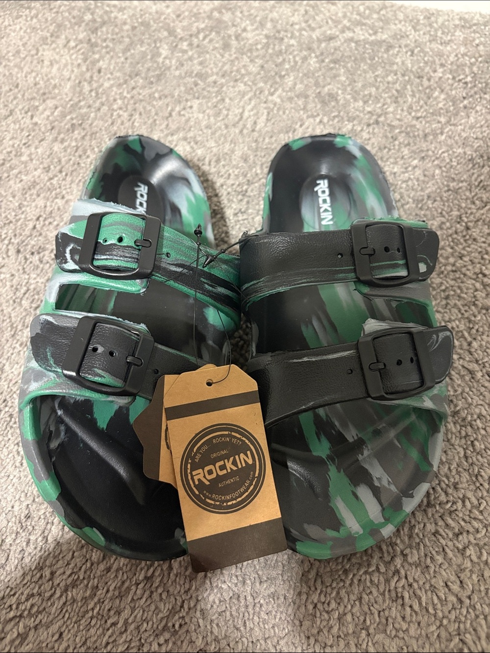 Rockın army camo slide